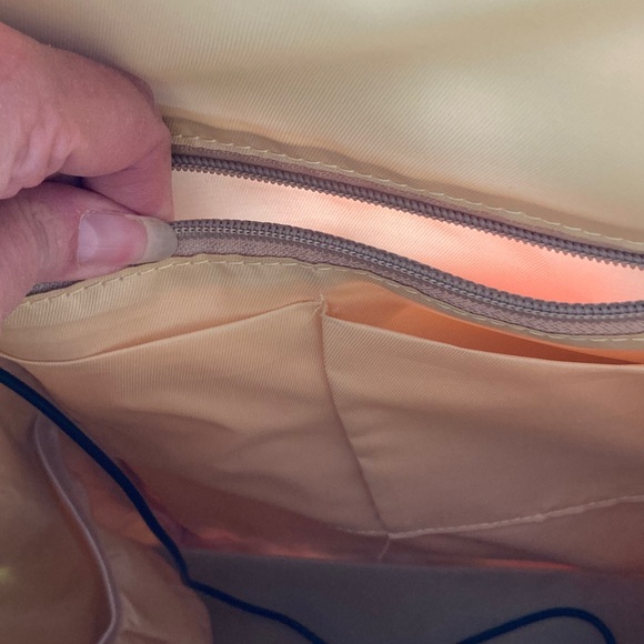 VS NOON Black Floral Backpack with Pink Roses - Picture 7 of 16